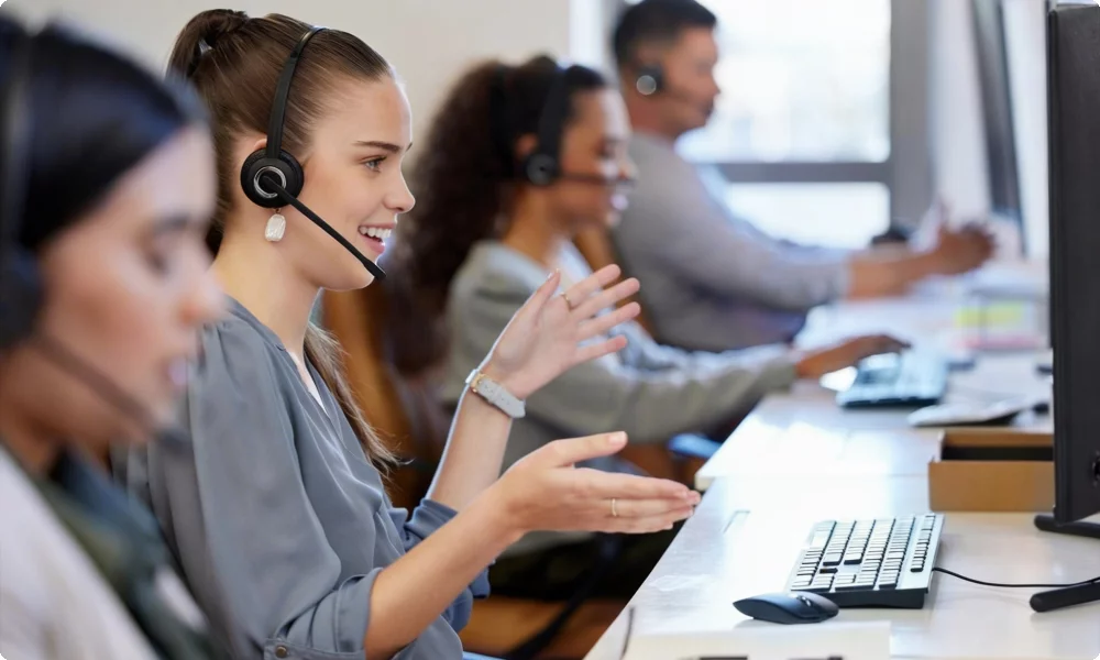 Call-Center-Gehörschutz